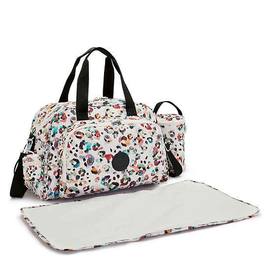 Kipling Camama Printed Diaper Bag Vesker Hvite | NO 1963AH